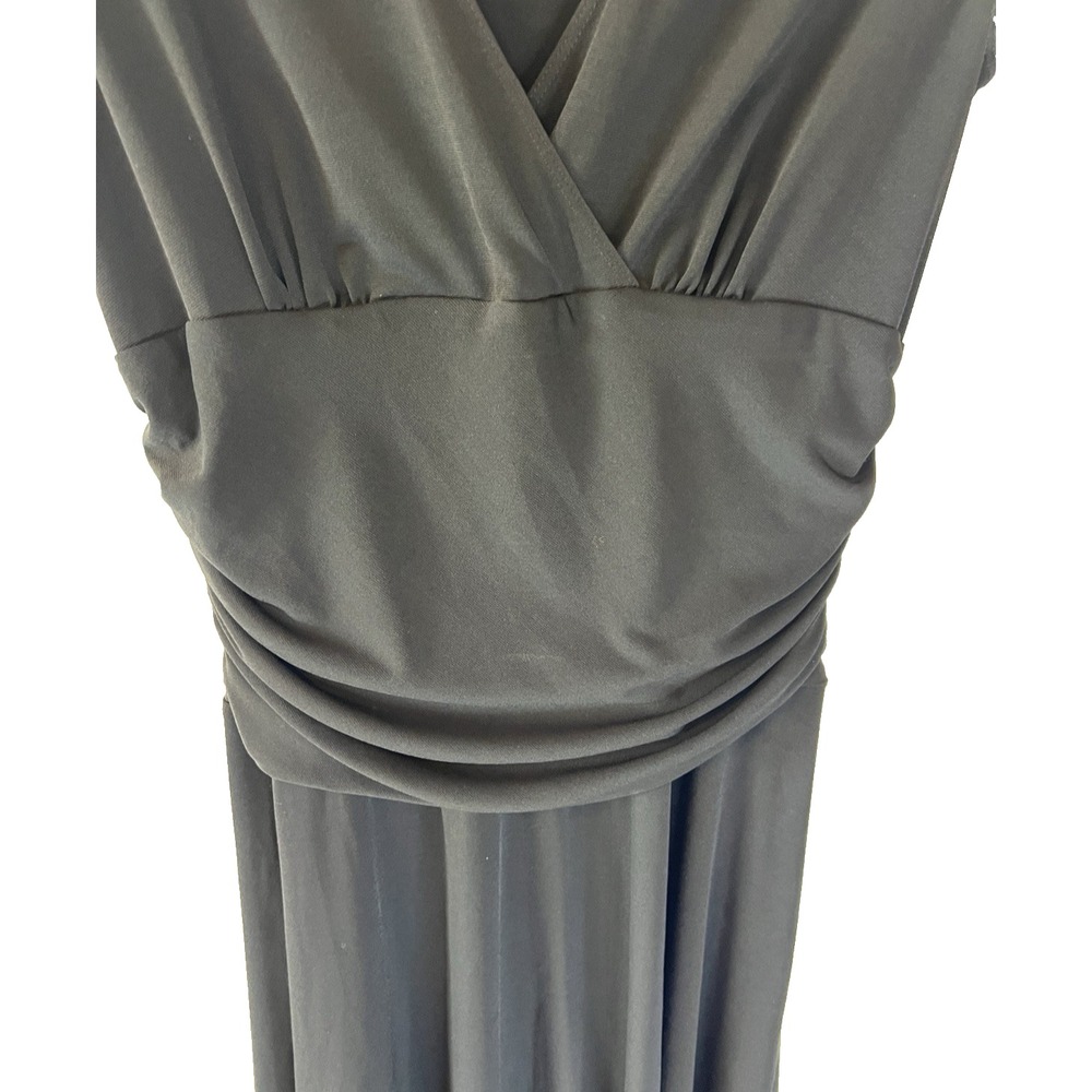 Vtg Y2K Moda International Black Sheer Whimsigoth Vamp Victorian Dress‎ Women M - Picture 4 of 10